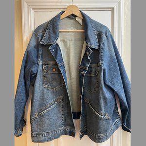 ModCloth x Wrangler Collab Denim Jacket - Size 2XL - Like New!